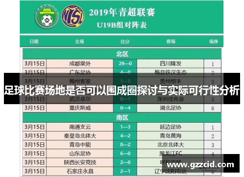 足球比赛场地是否可以围成圈探讨与实际可行性分析